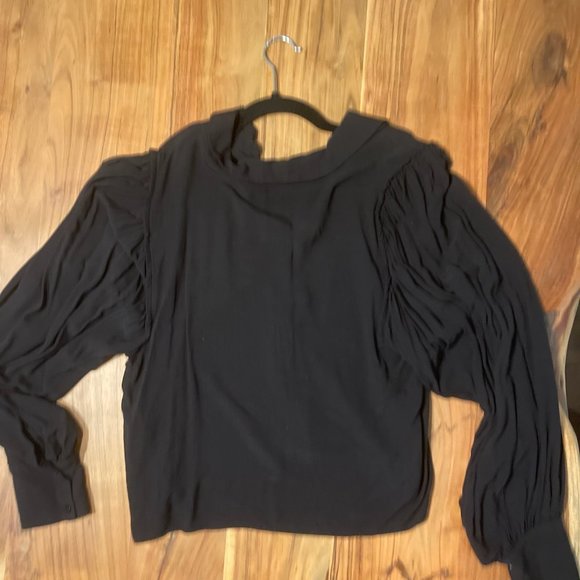 Zara Black Full Sleeve Blouse - Picture 5 of 16